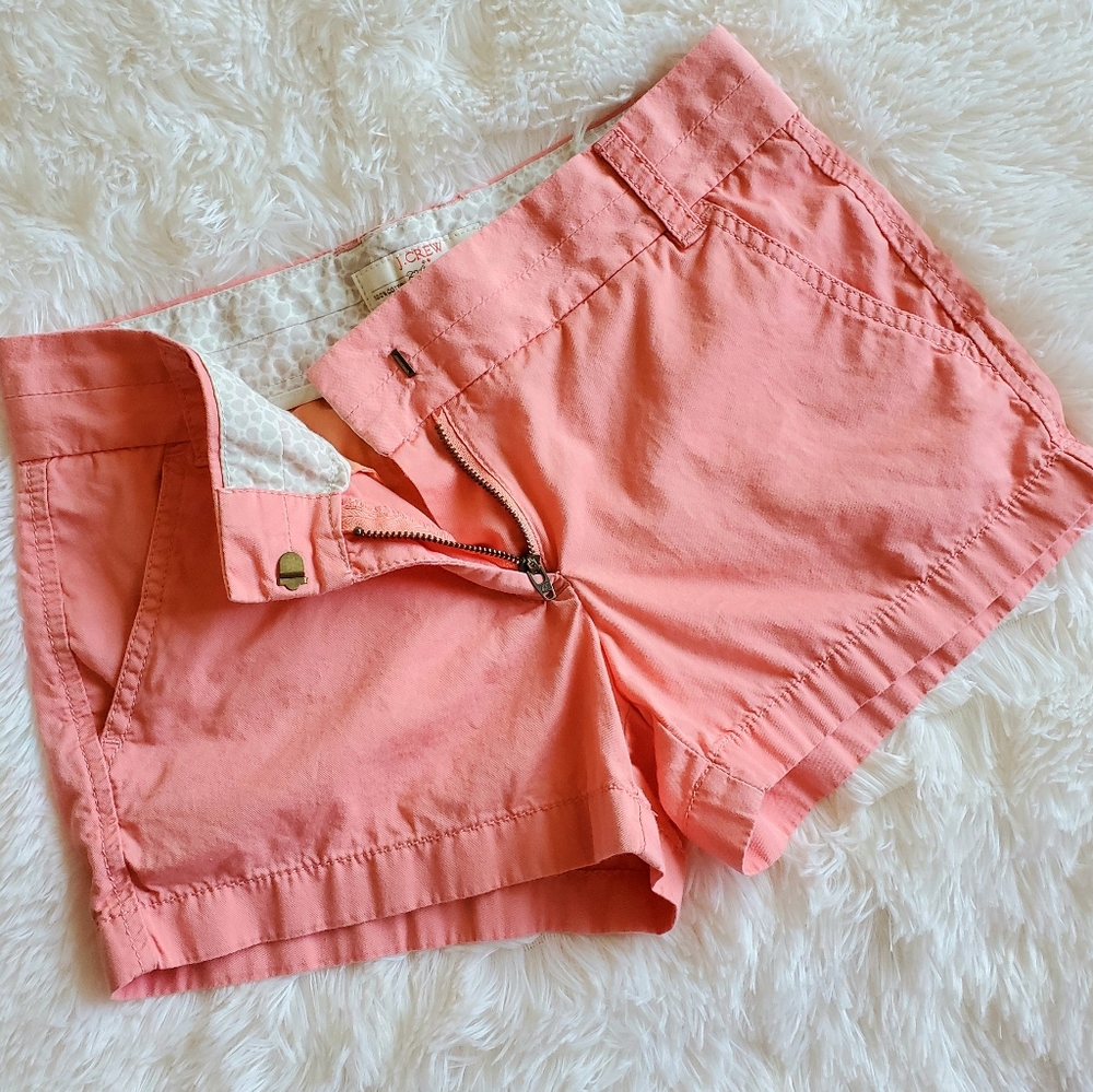 J. Crew Coral Shorts